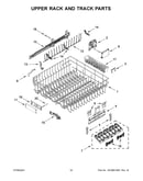 Upper rack and track parts