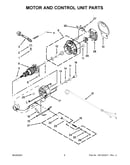 Motor and control unit parts