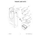 Maytag MSS25C4MGK03 freezer liner parts diagram
