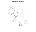 KitchenAid KRFC300ESS06 refrigerator liner parts diagram
