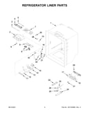 Refrigerator liner parts