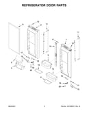 Refrigerator door parts
