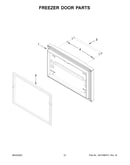 Freezer door parts