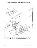 Pump, washarm and motor parts