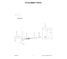 KitchenAid 5KSMFVSP0 attachment parts diagram