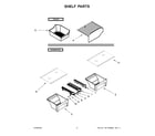 Whirlpool WRT348FMEZ03 shelf parts diagram