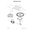 KitchenAid KMHC319EBS05 turntable parts diagram