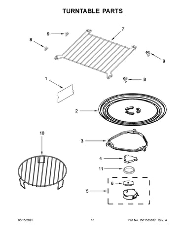 Turntable parts