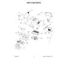 KitchenAid KMHP519ESS06 air flow parts diagram