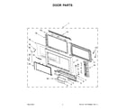 KitchenAid YKMHC319KPS01 door parts diagram