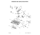 KitchenAid YKMHC319KPS01 interior and ventilation parts diagram