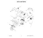 KitchenAid YKMHC319KPS01 air flow parts diagram