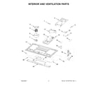 Whirlpool WML55011HW07 interior and ventilation parts diagram