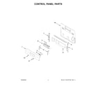 Maytag MER6600FB3 control panel parts diagram