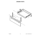 Maytag MER6600FB3 drawer parts diagram