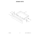 Amana AER6603SFB3 drawer parts diagram