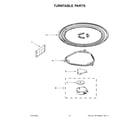 Amana YAMV2307PFW4 turntable parts diagram