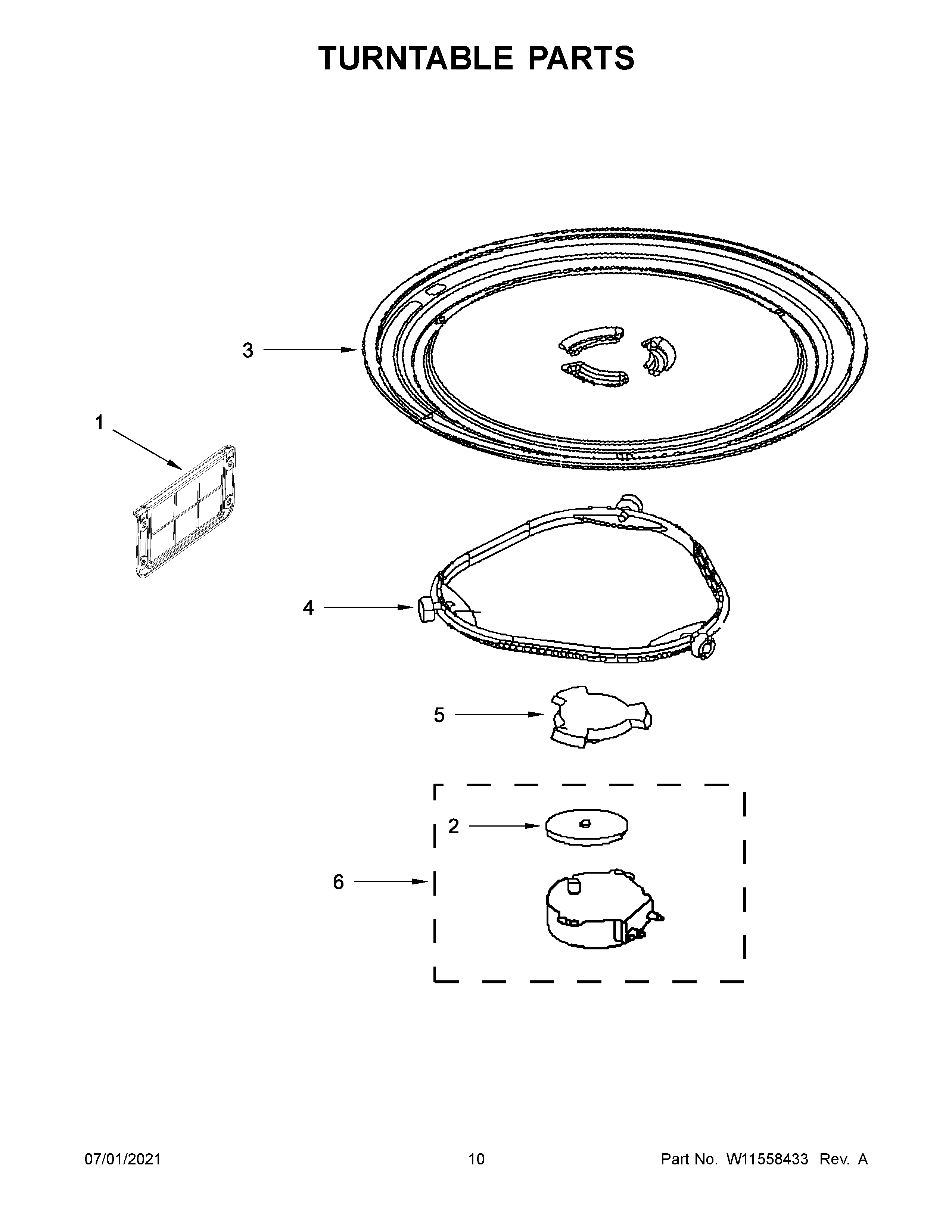 Turntable parts