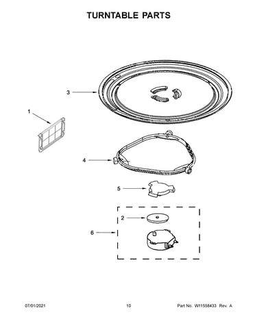 Turntable parts