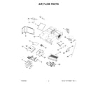 Jenn-Air YJMV9196CS6 air flow parts diagram