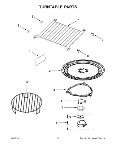 Turntable parts