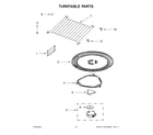 Whirlpool YWMH53521HZ05 turntable parts diagram