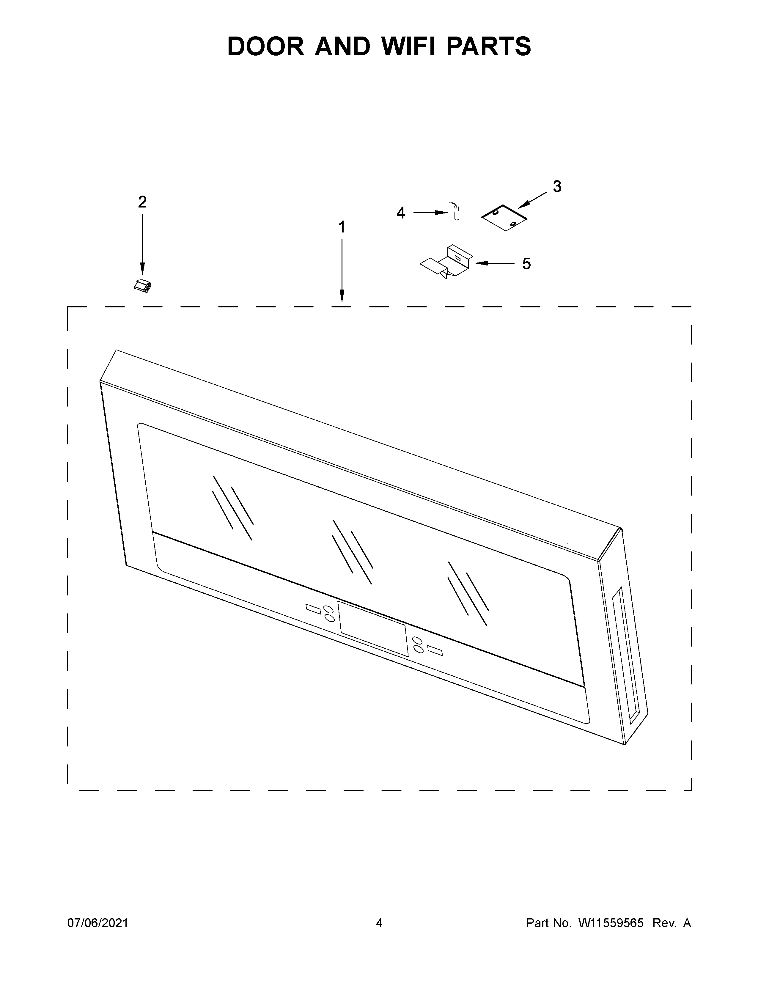 Door and wifi parts