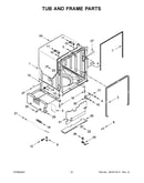 Tub and frame parts