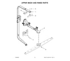 KitchenAid KDTM354DSS0 upper wash and rinse parts diagram