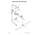 KitchenAid KDTM354DSS1 upper wash and rinse parts diagram