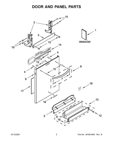 Door and panel parts