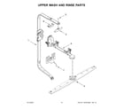 KitchenAid KDTM354DSS4 upper wash and rinse parts diagram