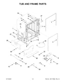 Tub and frame parts