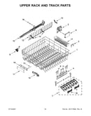 Upper rack and track parts