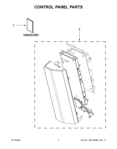 Control panel parts