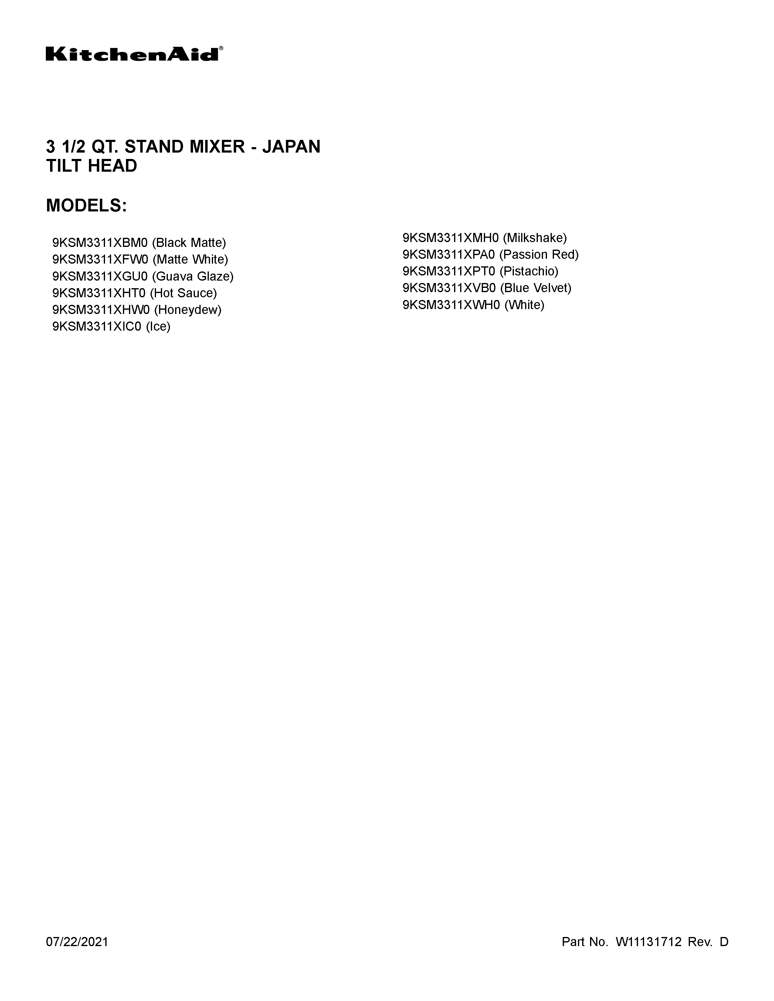 Cover sheet