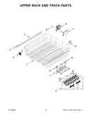 Upper rack and track parts