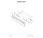 Whirlpool YWFE550S0HB1 drawer parts diagram
