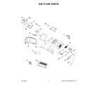Maytag MMV6190FZ4 air flow parts diagram