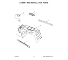 Maytag MMV6190FZ4 cabinet and installation parts diagram