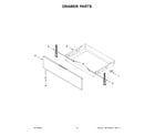 Whirlpool WFG525S0JZ2 drawer parts diagram
