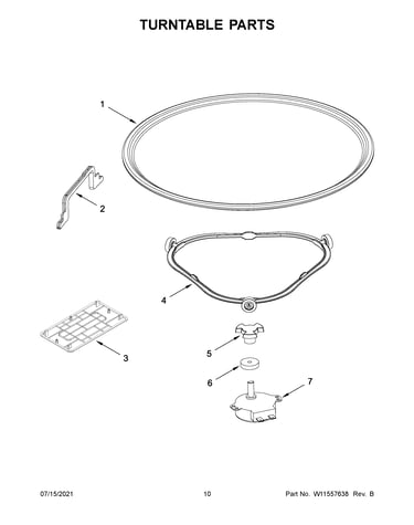 Turntable parts