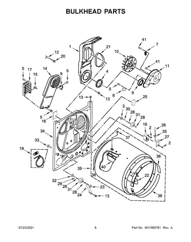 Bulkhead parts