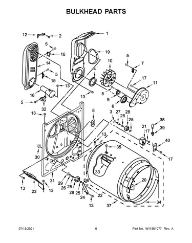 Bulkhead parts