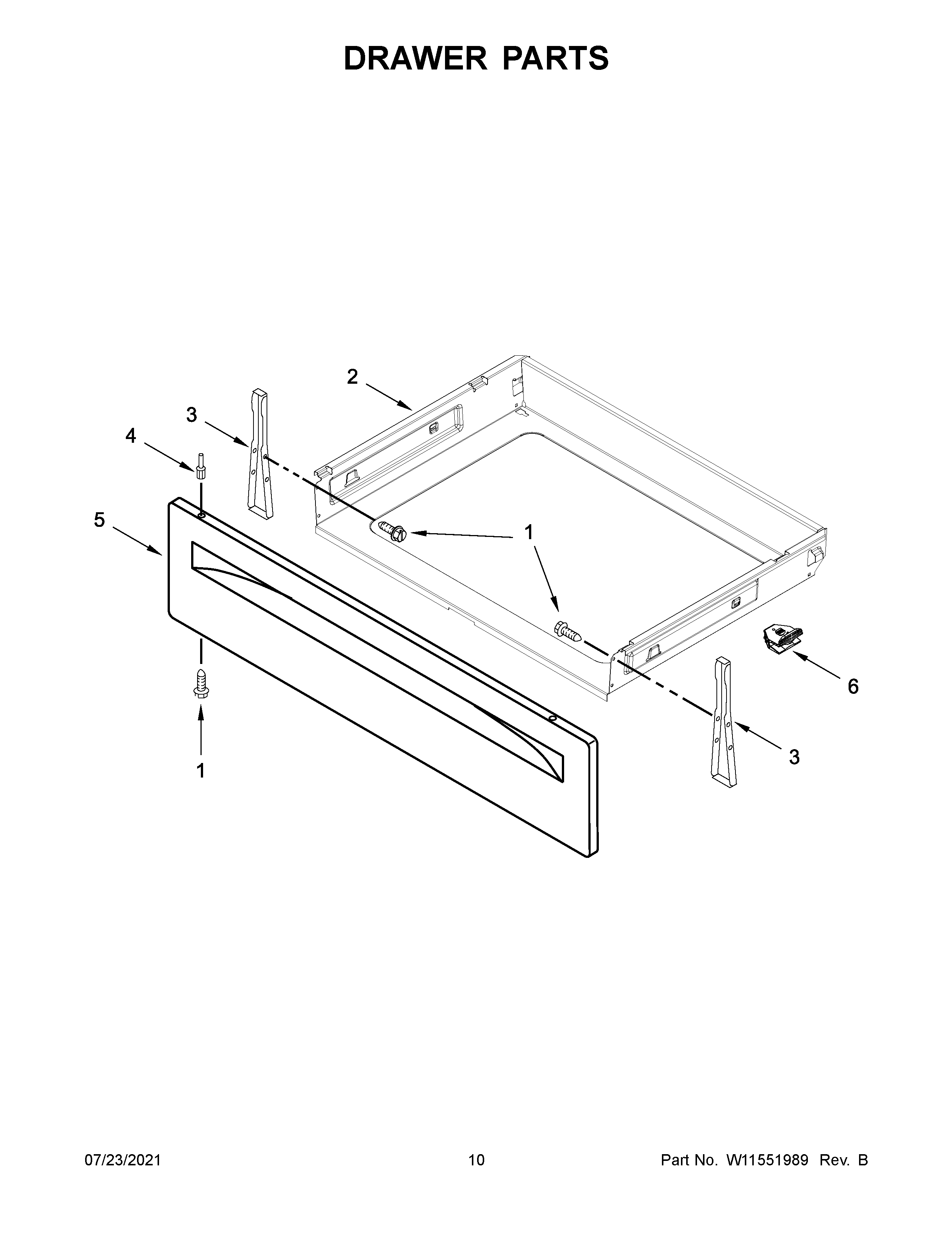 Drawer parts
