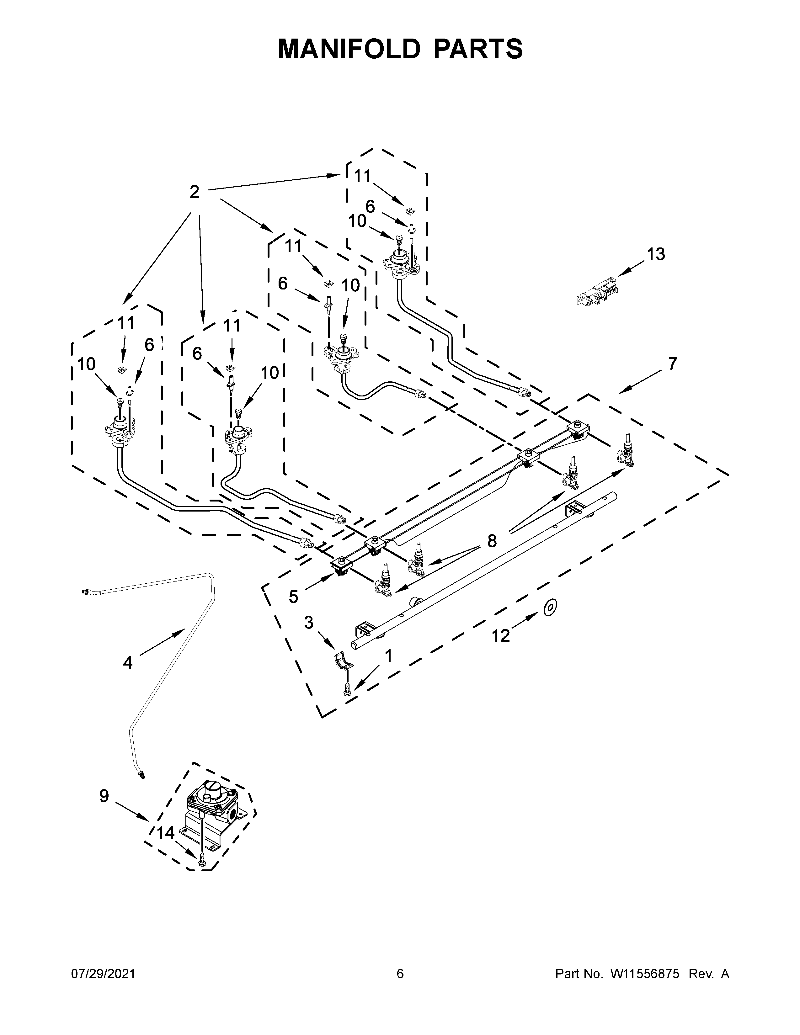 MANIFOLD PARTS