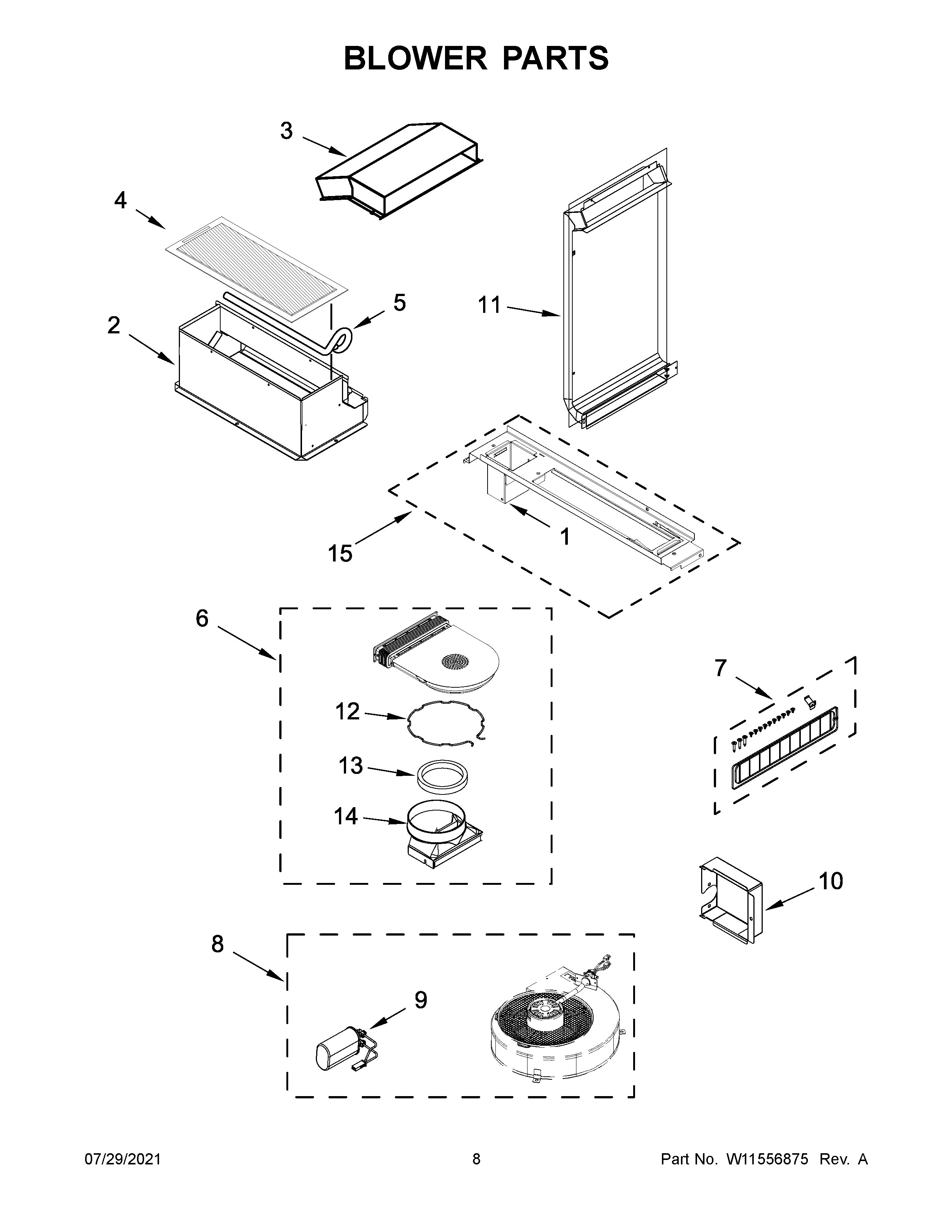 BLOWER PARTS