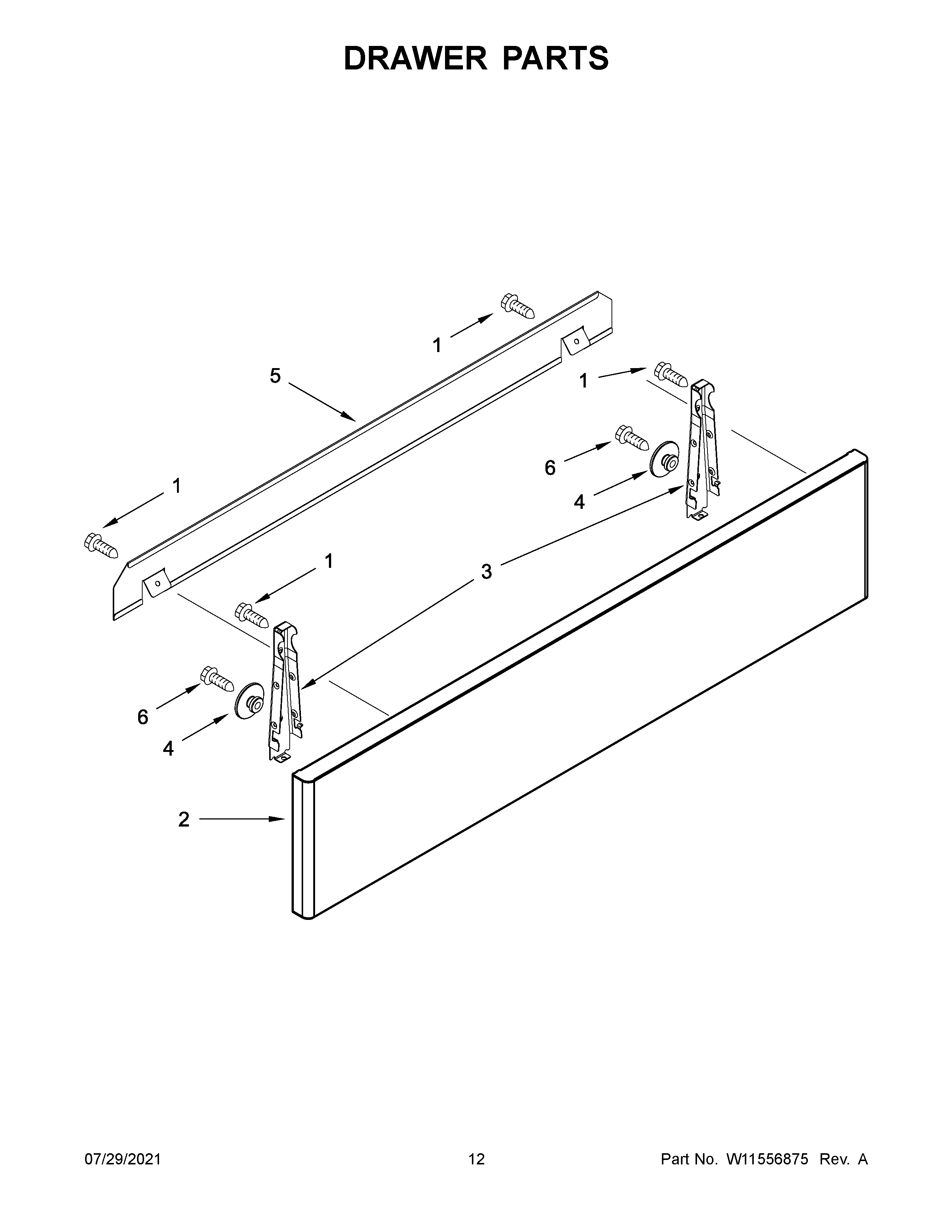 DRAWER PARTS