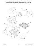 Evaporator, grid, and water parts