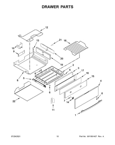 Drawer parts